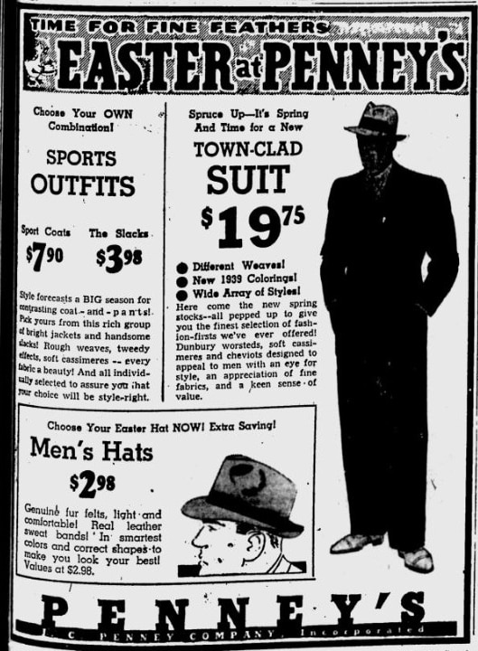 Suit Ad 1939