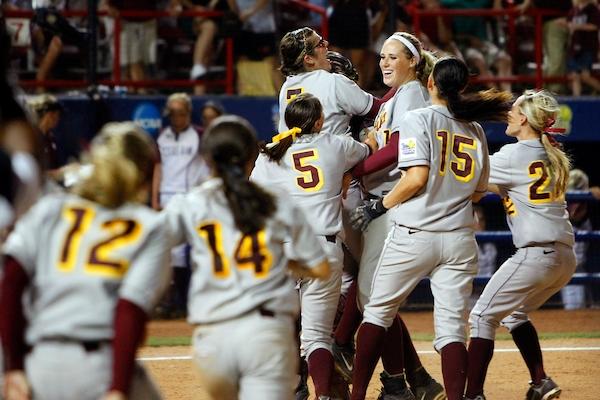 Arizona State has two DI softball titles. 