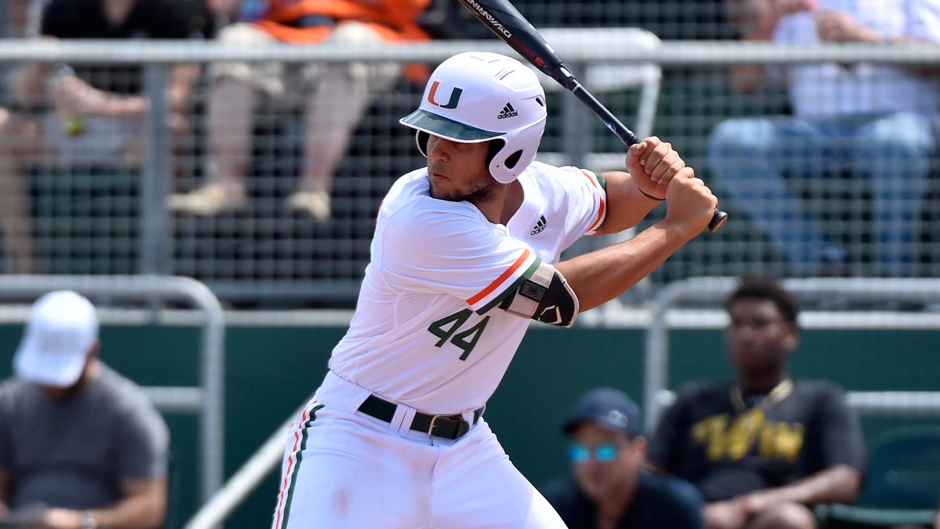 Adrian Del Castillo had a big freshman year for Miami (FL) baseball.