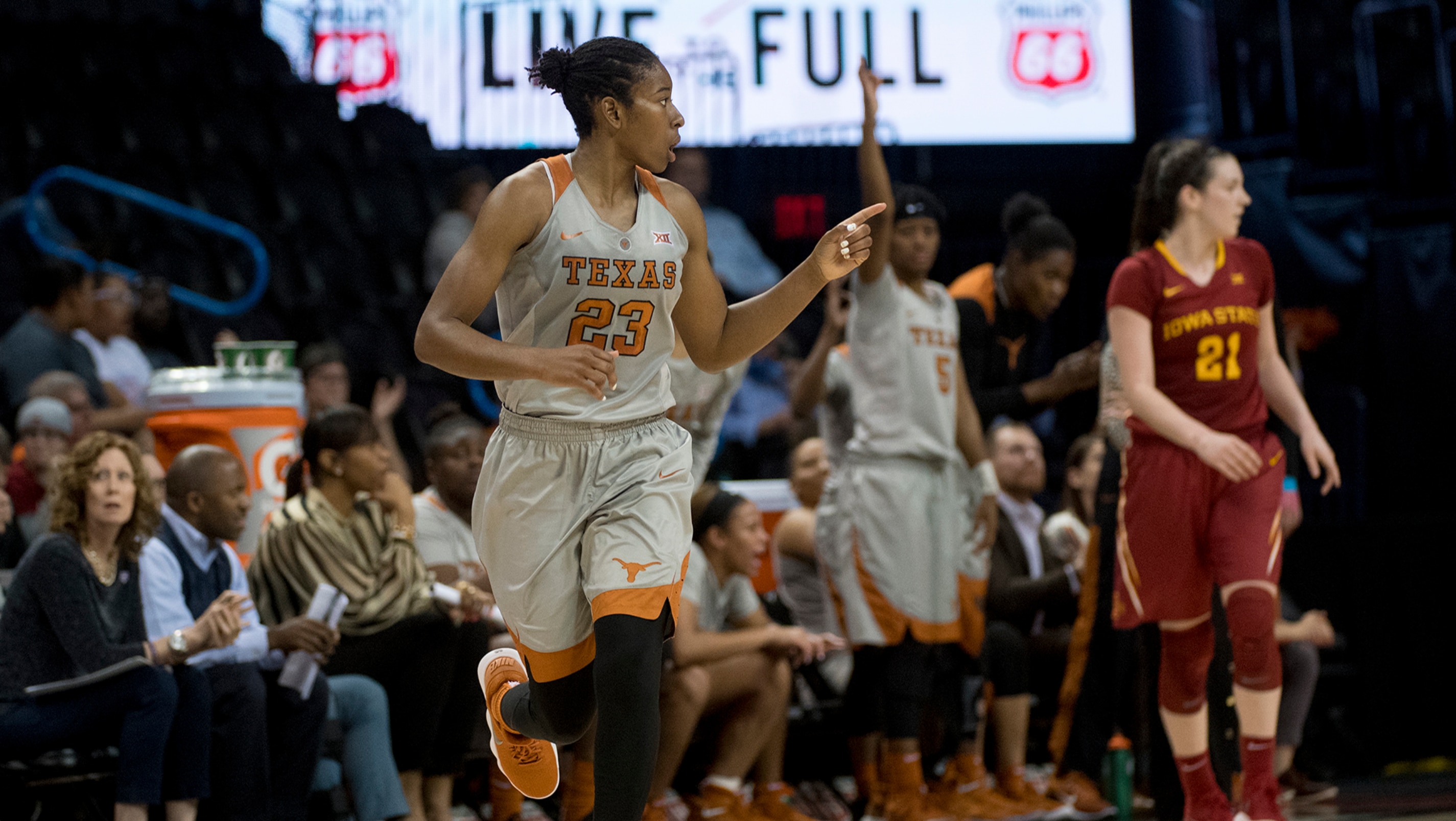 Former Texas great Ariel Atkins.