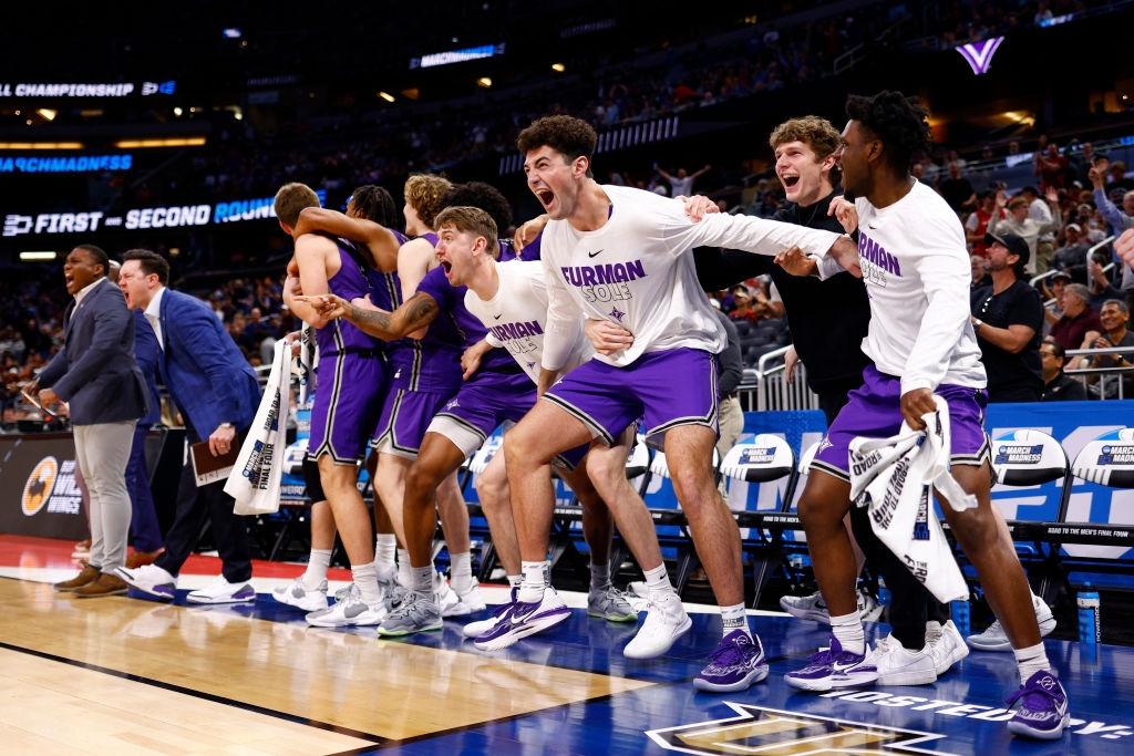 Furman beats Virginia in March Madness