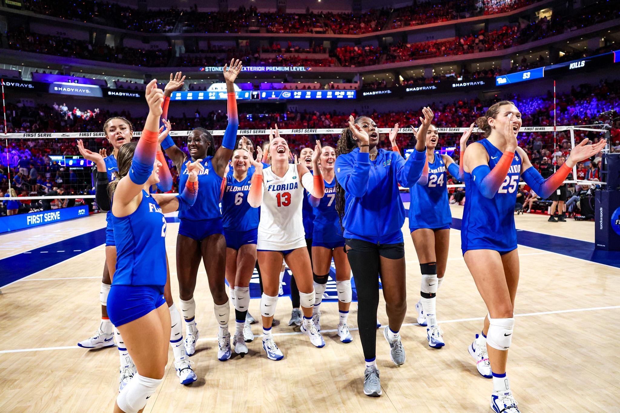 Florida women's volleyball at the 2025 AVCA First Serve showcase