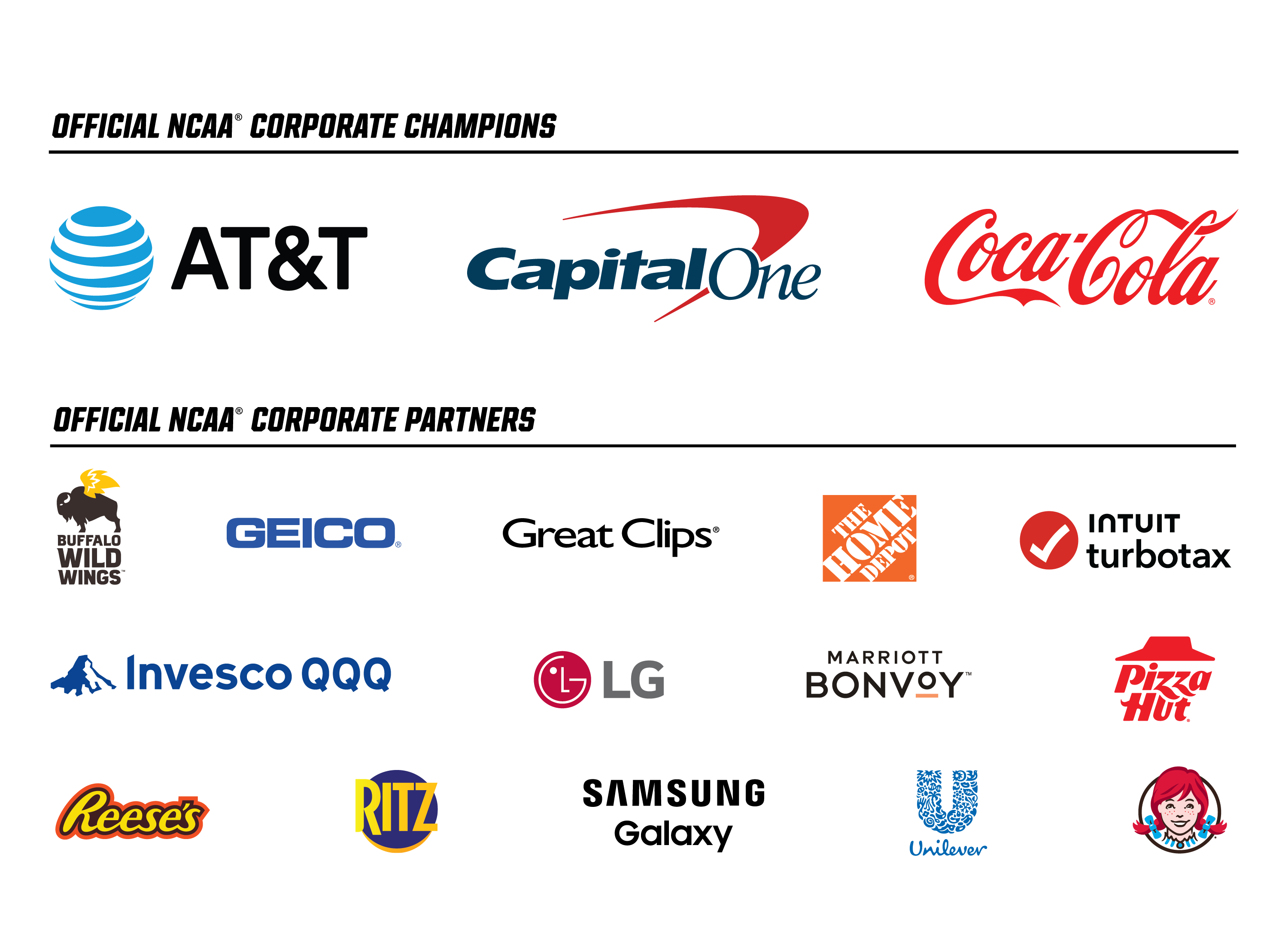 NCAA Corporate Champions and Partners