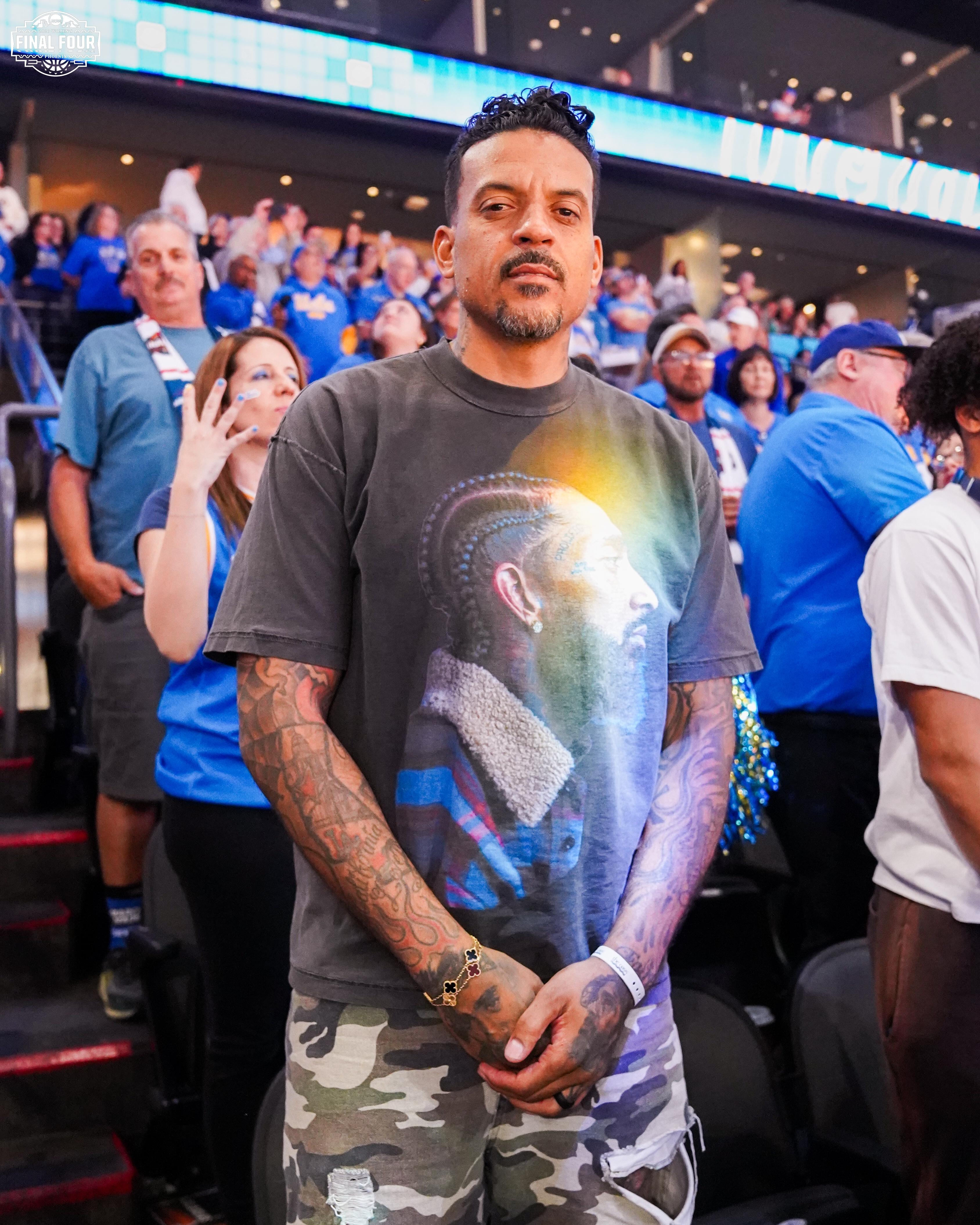 Matt Barnes in attendance for the women's final four