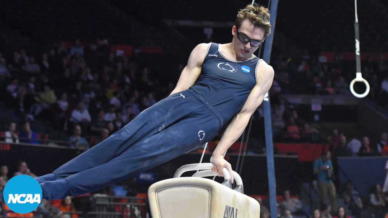 USA Men's Gymnastics' Stephen Nedoroscik's 2017 and 2018 NCAA pommel horse titles